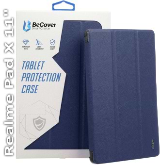 Купить Чехол для планшета BeCover Smart Case for Realme Pad X 11" Deep Blue (709605) - Фото 1 Чехол для планшета BeCover Smart Case for Realme Pad X 11" Deep Blue (709605) - Фото 1