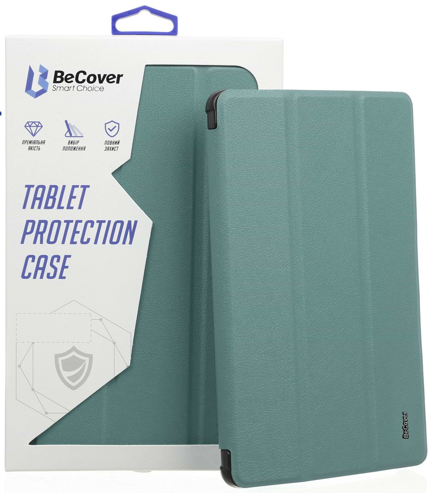 Чохол для планшету BeCover Tri Fold Hard for Apple iPad Air 4 10.9 2020/2021 Dark Green (709659) - Фото 1