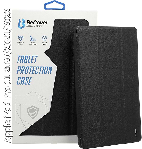 Фото - Чохол для планшету BeCover Tri Fold Hard for Apple iPad Pro 11 2020/2021/2022 Black (709666)