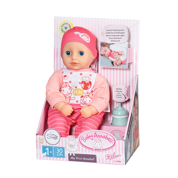 Фото - Пупс класичний Zapf MY FIRST BABY ANNABELL - МОЯ ПЕРША МАЛЮШКА (дівчинка, 30 cm) (709856)
