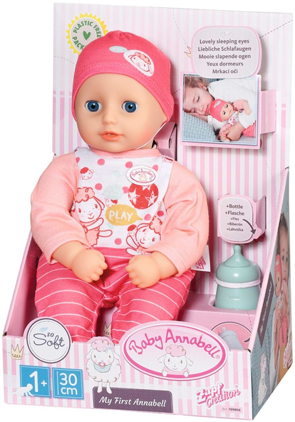 Фото - Пупс класичний Zapf MY FIRST BABY ANNABELL - МОЯ ПЕРША МАЛЮШКА (дівчинка, 30 cm) (709856)