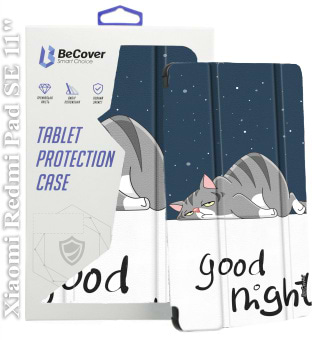 Фото - Чехол для планшета BeCover Smart Case for Xiaomi Redmi Pad SE 11" Good Night (709868)