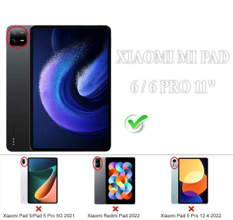Фото - Чохол для планшета BeCover з кріпленням для стілусу for Xiaomi Mi Pad 6/6 Pro 11'' Blue (709931)