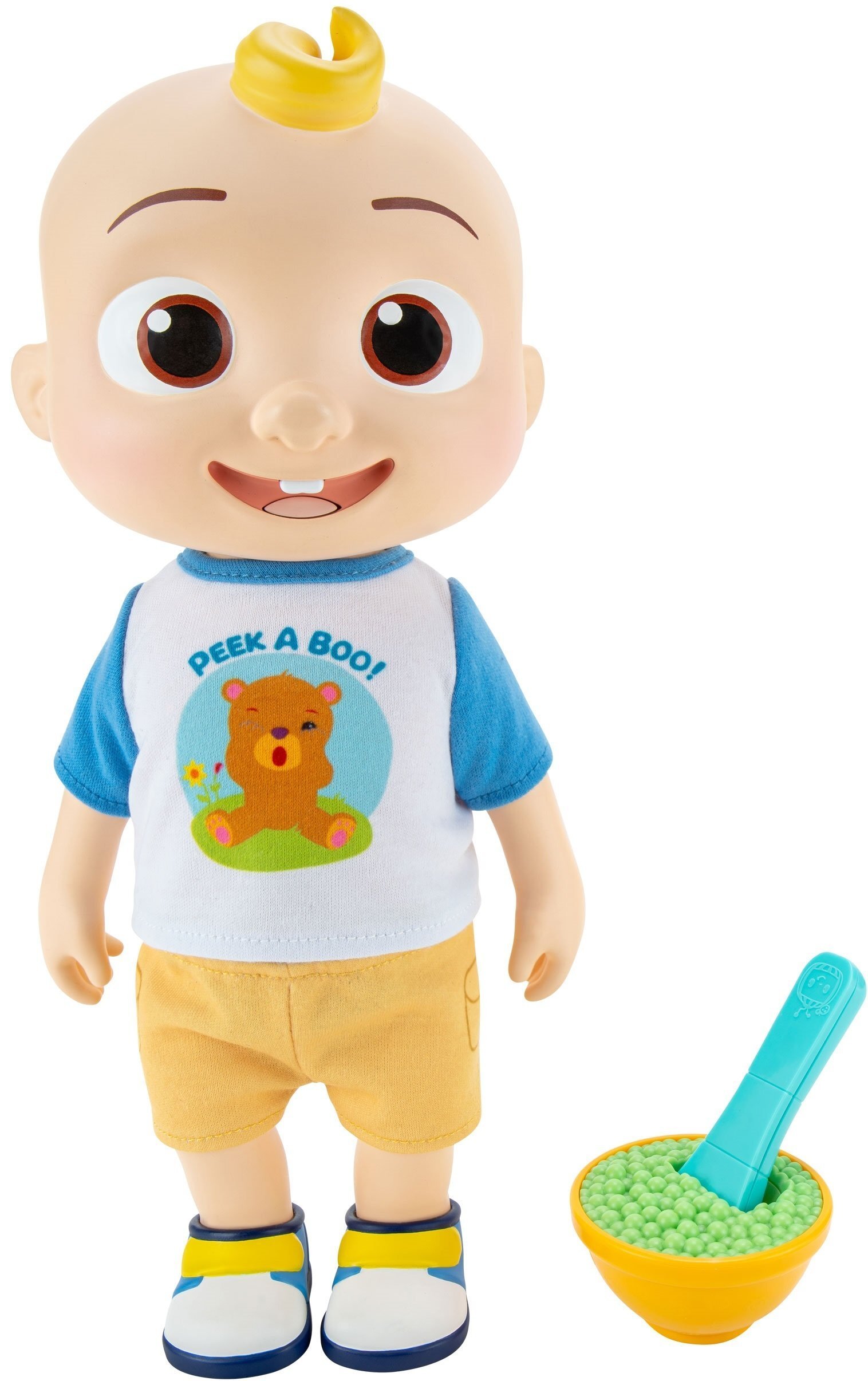 Інтерактивна іграшка CoComelon Deluxe Interactive JJ Doll Джей Джей зі звуком (CMW0058) - Фото 1