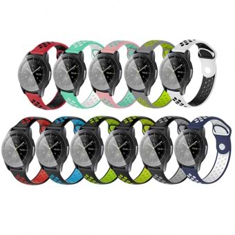Фото - Ремешок для смарт-часов BeCover Nike Style for Xiaomi Amazfit Bip/Bip Lite/Bip S Lite/GTR 42mm/GTS/TicWatch S2/TicWatch E Black-Blue (705701)