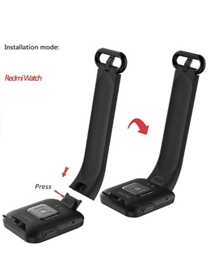 Фото - Ремінець для смарт-годинника BeCover for Xiaomi Mi Watch Lite Black (706394)