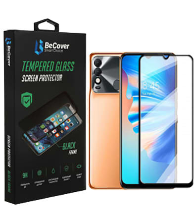 Фото - Захисне скло для смартфону BeCover for Tecno Spark 8T Black (707328)