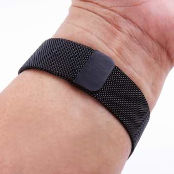 Фото - Ремешок для смарт-часов BeCover Milanese Style for Xiaomi iMi KW66 (22mm)/Mi Watch Color/Haylou LS01/Watch S1 Active Black (707743)