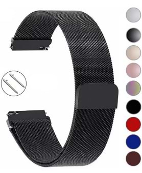 Фото - Ремешок для смарт-часов BeCover Milanese Style for Xiaomi iMi KW66 (22mm)/Mi Watch Color/Haylou LS01/Watch S1 Active Gray (707745)