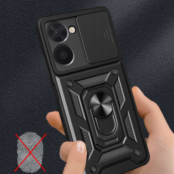 Фото - Чохол для смартфону BeCover Military for Realme 10 Black (709169)