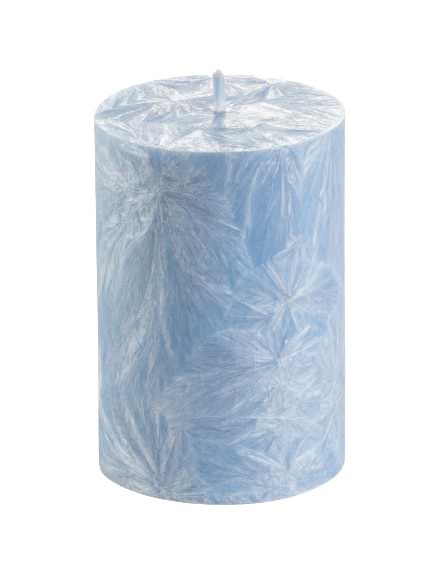 Фото - Свічка декоративна CandlesBio циліндр 70/100 мм Блакитний  (WP10 70/100)
