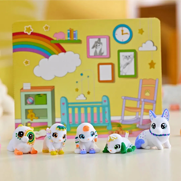 Фото - Набор для декупажа и росписи Crayola Washimals Домашние животные с фломастерами 5 шт. (74-7516)