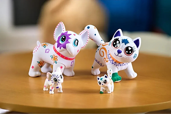 Фото - Набор для декупажа и росписи Crayola Washimals Домашние животные с фломастерами 5 шт. (74-7516)