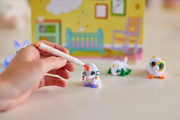 Фото - Набор для декупажа и росписи Crayola Washimals Домашние животные с фломастерами 5 шт. (74-7516)