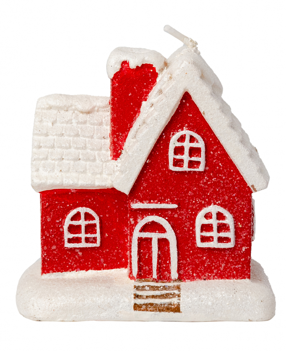 Свічка декоративна YES! Fun Засніжений будиночок 8 см (710369)
