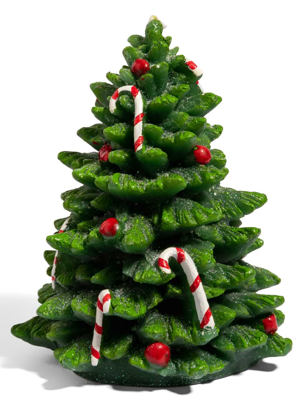 Свічка декоративна YES! Fun Ялинка з прикрасами 15 см (710383)