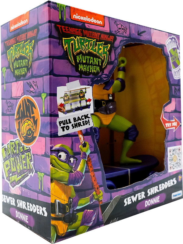 Фото - Коллекционная фигурка TMNT Черепашки-ниндзя классические Мастера боевых искусств Донателло movie star 2023 (71057)