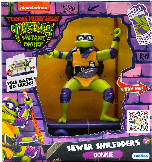 Фото - Коллекционная фигурка TMNT Черепашки-ниндзя классические Мастера боевых искусств Донателло movie star 2023 (71057)