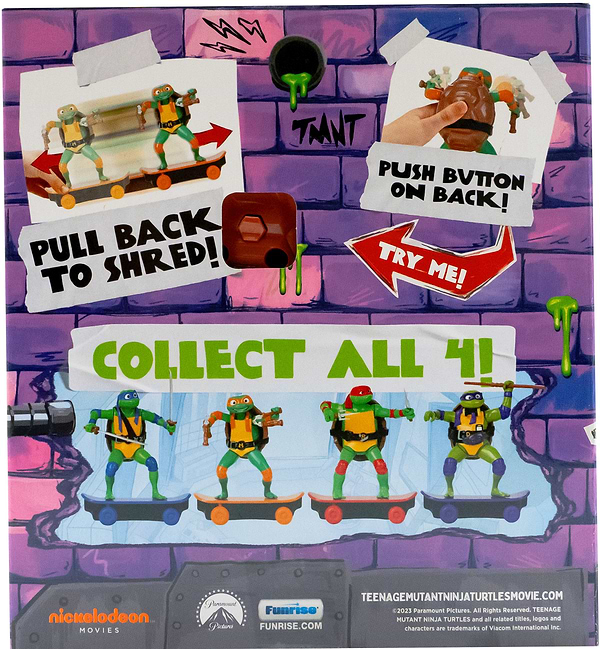 Фото - Коллекционная фигурка TMNT Черепашки-ниндзя классические Мастера боевых искусств Микеланджело movie star 2023 (71058)