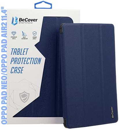 Фото - Чохол для планшета BeCover Smart Case for Oppo Pad Neo (OPD2302)/ Oppo Pad Air2 11." Deep Blue (710742)