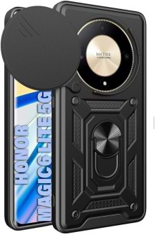 Фото - Чохол для смартфону BeCover Military for Honor Magic6 Lite 5G Black (710997) Фото - Чохол для смартфону BeCover Military for Honor Magic6 Lite 5G Black (710997)