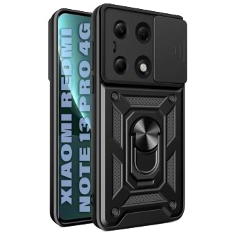 Чохол для смартфону BeCover Military for Xiaomi Redmi Note 13 Pro 4G Black (711024) - Фото 1