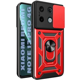 Чохол для смартфону BeCover Military for Xiaomi Redmi Note 13 Pro 4G Red (711027) - Фото 1