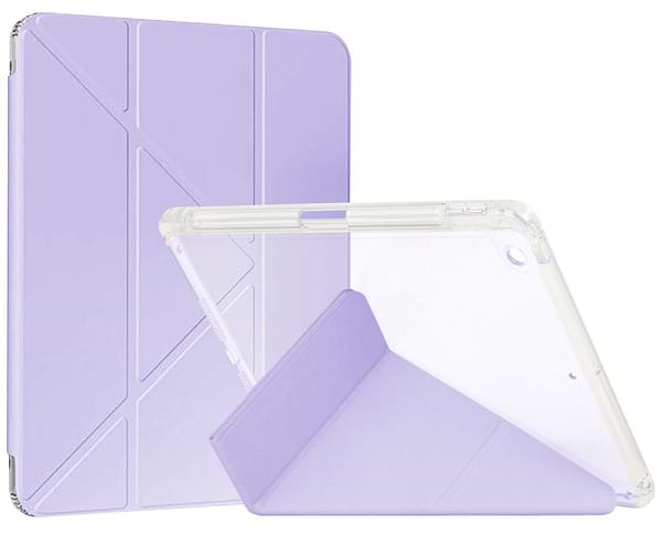 Фото - Чехол для планшета BeCover Ultra Slim Origami Transparent с креплением Apple Pencil for Apple iPad 10.2 2019/2020/2021 Purple (711101)