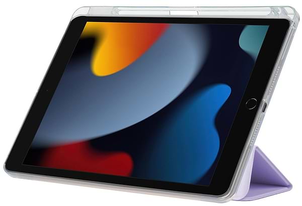Фото - Чехол для планшета BeCover Ultra Slim Origami Transparent с креплением Apple Pencil for Apple iPad 10.2 2019/2020/2021 Purple (711101)