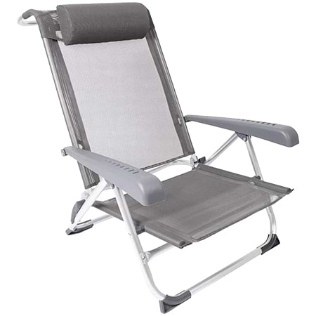 Складаний стілець Bo-camp Saint-Tropez Grey (1204796)