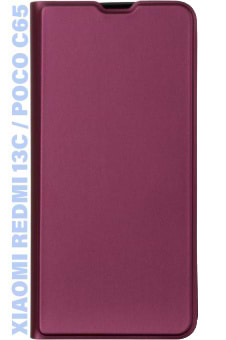 Чохол для смартфону BeCover Exclusive New Style for Xiaomi Redmi 13C / Poco C65 Red Wine (711196) - Фото 1