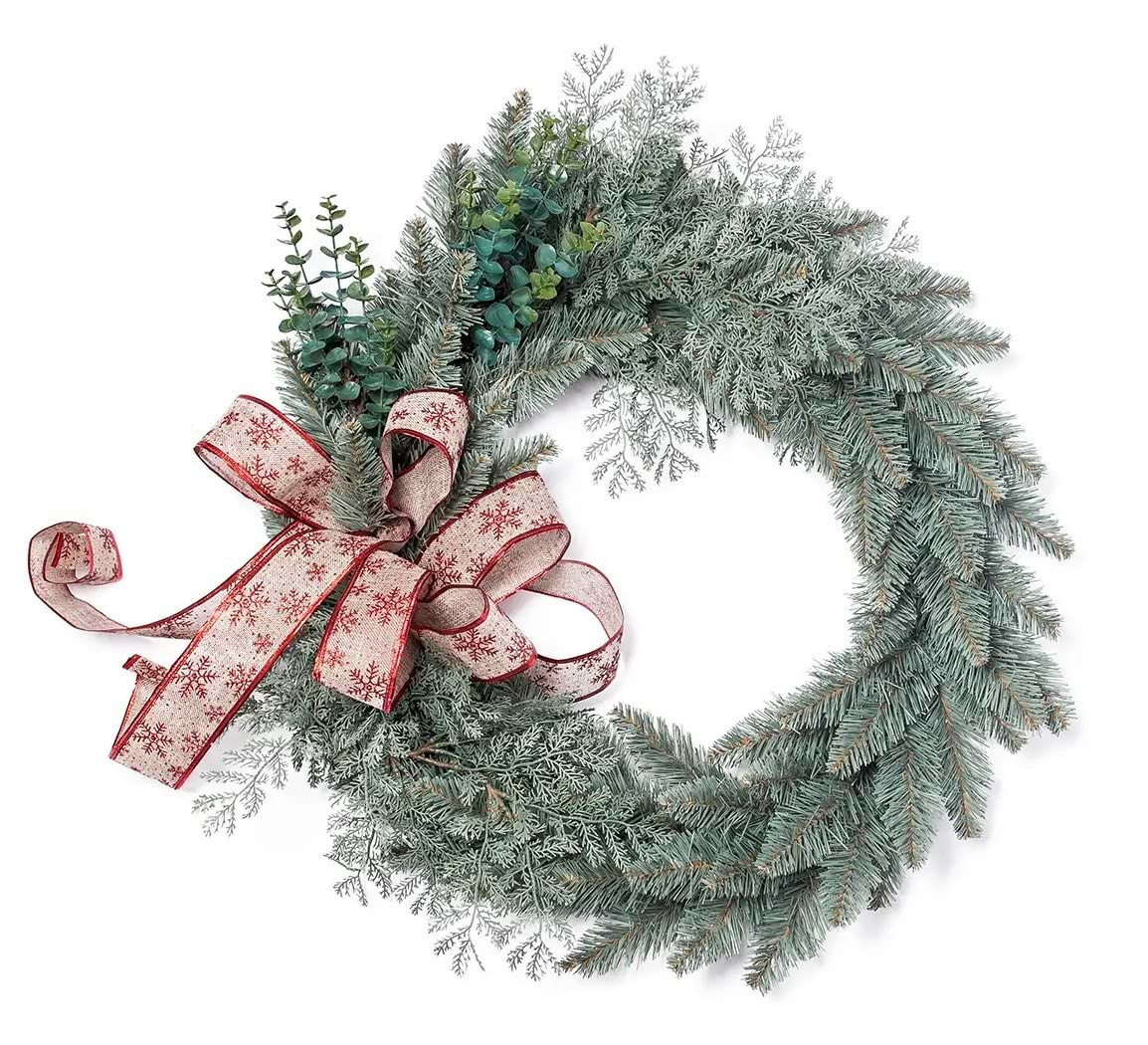 Вінок штучний YES! Fun Айтана d-50 см блакитний (904407) - Фото 1