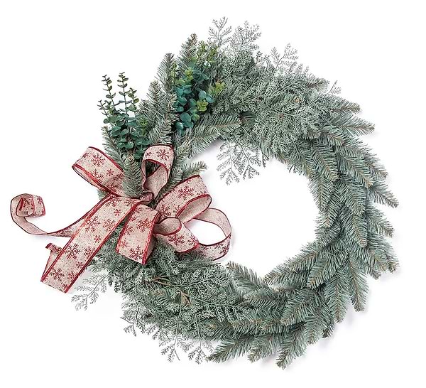 Фото - Вінок штучний YES! Fun Айтана d-50 см блакитний (904407)