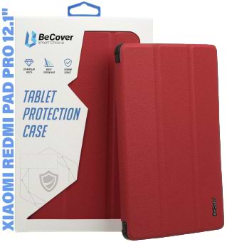 Купити Чохол для планшету BeCover Smart Case for Xiaomi Redmi Pad Pro 12.1'' Red Wine (711304) - Фото 1 Чохол для планшету BeCover Smart Case for Xiaomi Redmi Pad Pro 12.1'' Red Wine (711304) - Фото 1