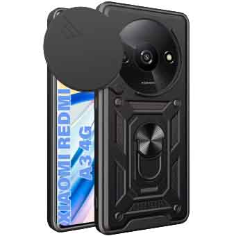 Чохол для смартфону BeCover Military for Xiaomi Redmi A3 4G Black (711319) - Фото 1