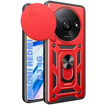 Чехол для смартфона BeCover Military for Xiaomi Redmi A3 4G Red (711322) - Фото 1