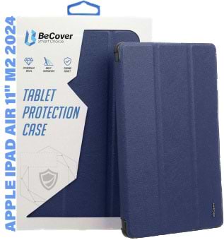 Чохол для планшета BeCover Smart Case for Apple iPad Air 11'' (M2)/iPad Air 11'' (M3) Deep Blue (711384) - Фото 1