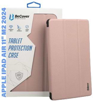 Чохол для планшету Becover Smart Case for Apple iPad Air 11" M2/M3 (2024/2025) Rose Gold (711388) - Фото 1