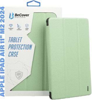 Фото - Чехол для планшета Becover Tri Fold Soft TPU Silicone for Apple iPad Air 11" M2/M3 (2024/2025) Green (711407)