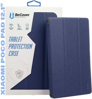 Фото - Чохол для планшета BeCover Smart Case for Xiaomi Poco Pad / Poco Pad M1 12.1" Deep Blue (711558)