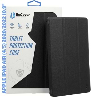 Фото - Чохол для планшета BeCover Soft Edge TPU з кріпленням Apple Pencil for Apple iPad Air (4/5) 2020/2022 10.9'' Black (711696)