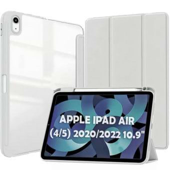 Фото - Чохол для планшета BeCover Soft Edge TPU з кріпленням Apple Pencil for Apple iPad Air (4/5) 2020/2022 10.9'' Gray (711699) Фото - Чохол для планшета BeCover Soft Edge TPU з кріпленням Apple Pencil for Apple iPad Air (4/5) 2020/2022 10.9'' Gray (711699)