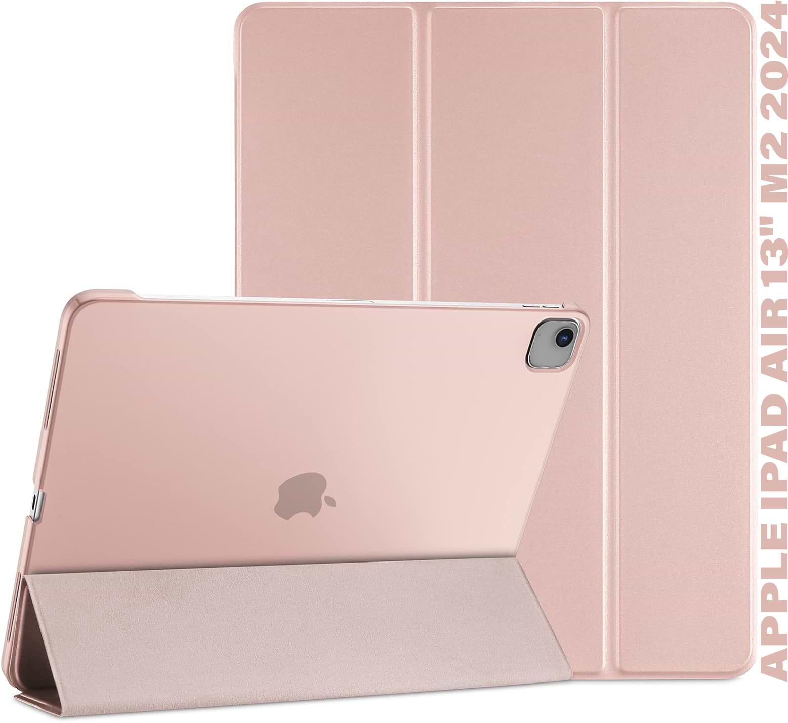 Чохол для планшета BeCover Tri Fold Hard for Apple iPad Air 13'' (M2)/iPad Air 13'' (M3) Pink (711724) - Фото 1