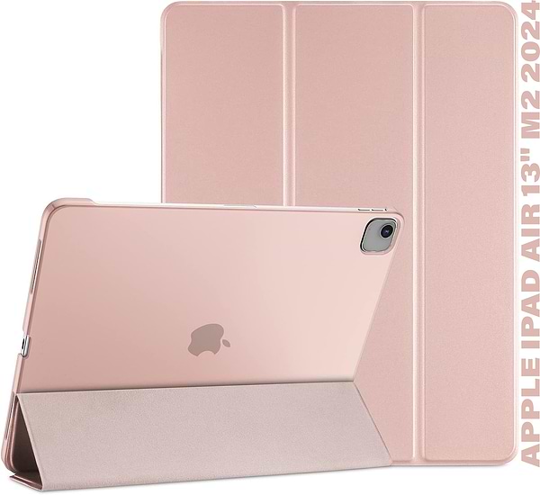 Фото - Чехол для планшета Becover Tri Fold Hard for Apple iPad Air 13" M2/M3 (2024/2025) Pink (711724)