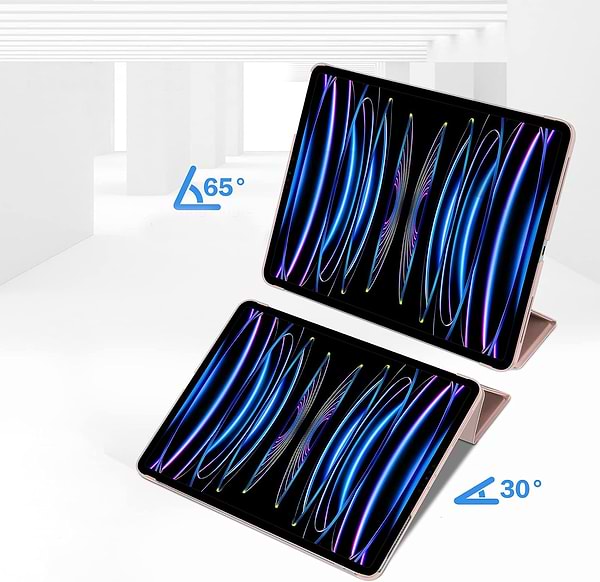 Фото - Чехол для планшета Becover Tri Fold Hard for Apple iPad Air 13" M2/M3 (2024/2025) Pink (711724)