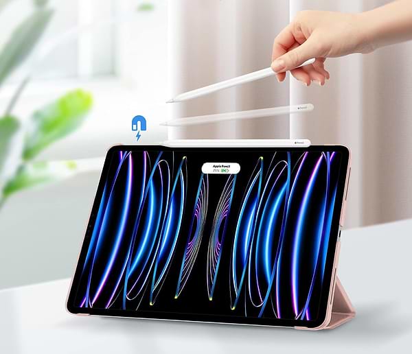 Фото - Чехол для планшета Becover Tri Fold Hard for Apple iPad Air 13" M2/M3 (2024/2025) Pink (711724)