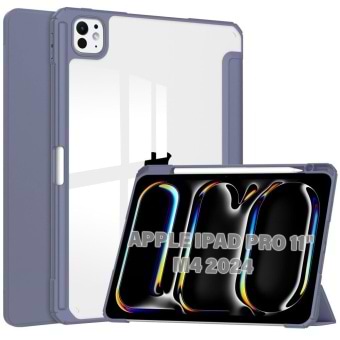 Фото - Чехол для планшета BeCover Soft Edge TPU с креплением Apple Pencil for Apple iPad Pro 11'' M4 2024 Purple (711716)