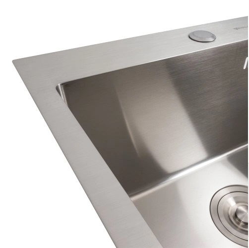 Фото - Уцінка - Мийка кухонна VALESO 50x50 нержавійка Handmade (3,0/0,8) + 56 NESP