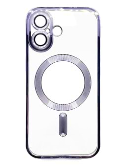 Чохол для смартфону BeCover TPU Chrome Case (MagSafe) for Apple iPhone 16 Purple (712074) - Фото 1