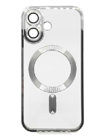 Чохол для смартфону BeCover TPU Chrome Case (MagSafe) for Apple iPhone 16 Plus Silver (712078) - Фото 1